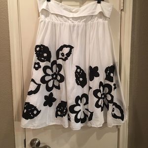 Vintage Anthropologie Floral Skirt, XL